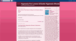 Desktop Screenshot of hypnosisforlovers.blogspot.com