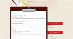 Desktop Screenshot of fisioterapiaefuturo.blogspot.com
