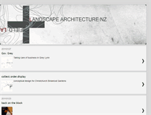 Tablet Screenshot of landscapearchitecturenz.blogspot.com