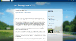Desktop Screenshot of justsowingseeds.blogspot.com