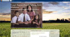 Desktop Screenshot of gbccalinogministry.blogspot.com