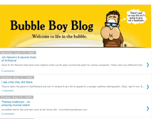 Tablet Screenshot of bubbleboyblog.blogspot.com