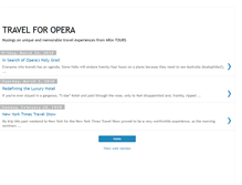 Tablet Screenshot of operatravel.blogspot.com