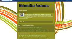 Desktop Screenshot of matematicaracionais.blogspot.com