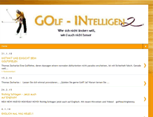 Tablet Screenshot of golf-intelligenz.blogspot.com