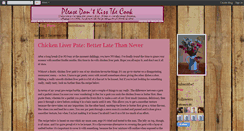 Desktop Screenshot of pleasedontkissthecook.blogspot.com