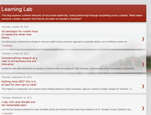 Tablet Screenshot of learninglaboratory.blogspot.com