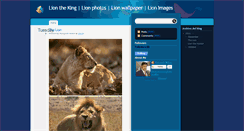 Desktop Screenshot of lionthekingofforest.blogspot.com
