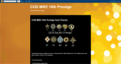 Desktop Screenshot of codmw210thprestige.blogspot.com