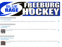 Tablet Screenshot of blueragehockey.blogspot.com