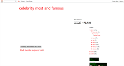 Desktop Screenshot of celebritymostandfamous.blogspot.com