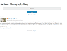 Tablet Screenshot of melissalambertphotography.blogspot.com
