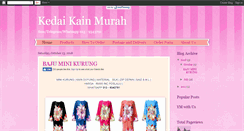 Desktop Screenshot of kedai-kain-murah.blogspot.com