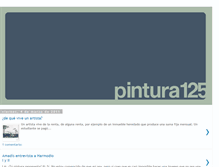 Tablet Screenshot of pintura125.blogspot.com