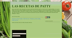 Desktop Screenshot of las-recetas-de-patty.blogspot.com