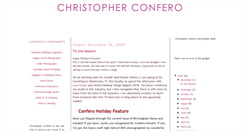 Desktop Screenshot of christopherconfero.blogspot.com