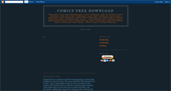 Desktop Screenshot of comicsfreedownload.blogspot.com