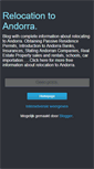 Mobile Screenshot of livinginandorra.blogspot.com