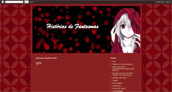 Desktop Screenshot of historiasxdexfantasmas.blogspot.com