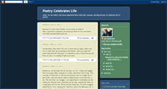 Desktop Screenshot of poetrycelebrateslife.blogspot.com