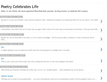 Tablet Screenshot of poetrycelebrateslife.blogspot.com