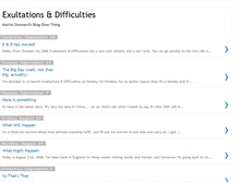 Tablet Screenshot of exultationsanddifficulties.blogspot.com