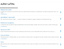 Tablet Screenshot of latinaupair.blogspot.com
