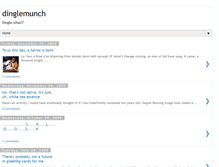 Tablet Screenshot of dinglemunch.blogspot.com