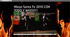 Desktop Screenshot of nboyssantafe.blogspot.com