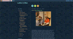 Desktop Screenshot of ladiesinblue.blogspot.com