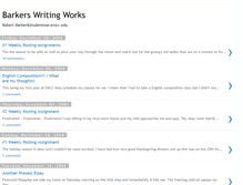 Tablet Screenshot of barkerswritingworks.blogspot.com
