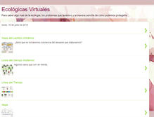 Tablet Screenshot of ecologicasvirtuales.blogspot.com