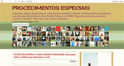 Desktop Screenshot of anotacoesprocedimentosespeciais.blogspot.com