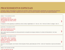 Tablet Screenshot of anotacoesprocedimentosespeciais.blogspot.com