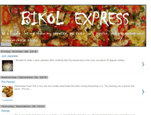 Tablet Screenshot of bikol-express.blogspot.com