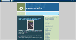 Desktop Screenshot of elcanomagazine.blogspot.com