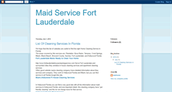 Desktop Screenshot of maid-service-fort-lauderdale.blogspot.com