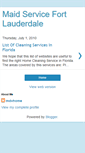 Mobile Screenshot of maid-service-fort-lauderdale.blogspot.com
