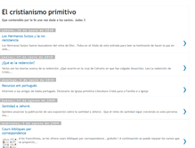 Tablet Screenshot of elcristianismoprimitivo.blogspot.com