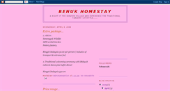 Desktop Screenshot of benukhomestay.blogspot.com