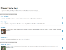 Tablet Screenshot of benukhomestay.blogspot.com