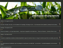 Tablet Screenshot of polarizaciondelpensamiento.blogspot.com