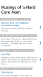 Mobile Screenshot of musingsofahardcoremom.blogspot.com