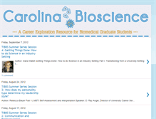 Tablet Screenshot of carolinabioscience.blogspot.com