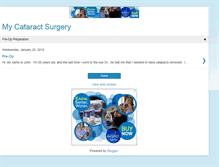 Tablet Screenshot of mycataractsurgeryreview.blogspot.com