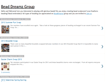Tablet Screenshot of beaddreamzgroup.blogspot.com