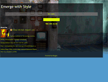 Tablet Screenshot of emergewithstyle.blogspot.com