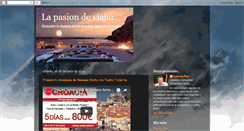 Desktop Screenshot of lapasiondeviajar.blogspot.com