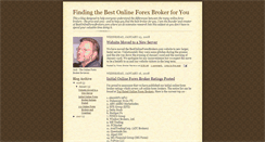 Desktop Screenshot of bestonlineforexbrokers.blogspot.com