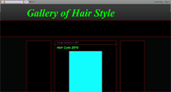 Desktop Screenshot of galleryofhairstyle.blogspot.com